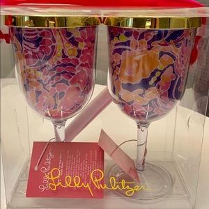 Lilly Pulitzer wine tumblers